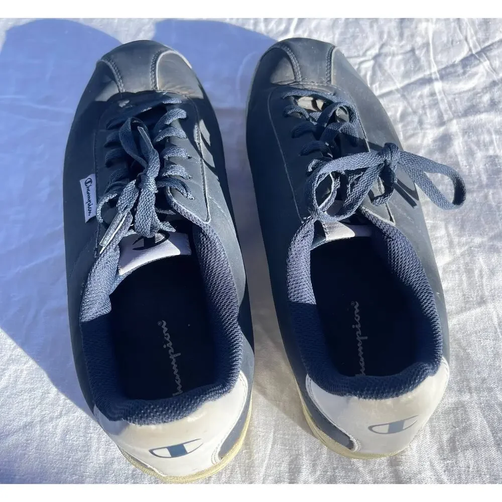 Champion Navy Blue Rally Lace Up Low Top Sneakers Style 172279 Men's Size 12